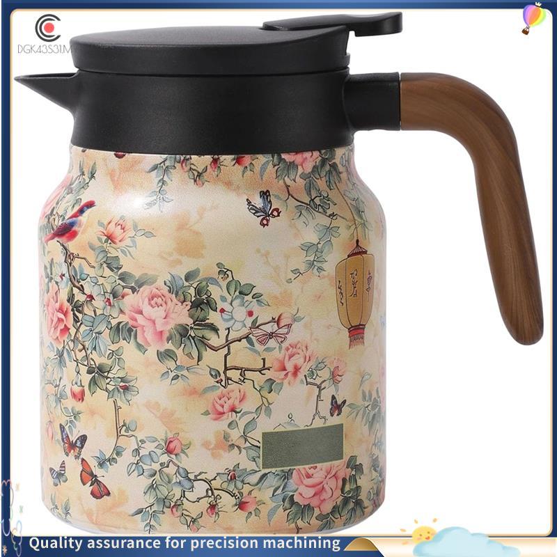 Chaleira De Chá De Aço Inoxidável Estilo Vintage 1000ml Com 