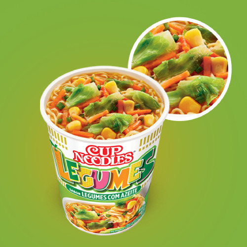 Cup Noodles Sabor Legumes com Azeite - Embalagem com 67G | Shopee