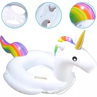 Boia Infantil Bebe Fralda Lugar Perninha Piscina Unicórnio 90X80CM em Oferta na Shopee
