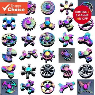 Spinner De Dedo De Metal-Liga De Zinco Colorido Para Alívio Do Estresse Spinner De Dedo De Metal-Liga De Zinco Colorido Para Alívio Do Estresse