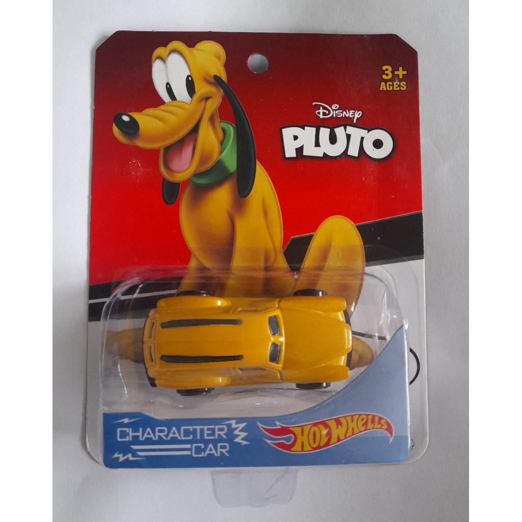 Hot Wheels Character Car Pluto – Maßstab 1:64, Offizielles Disney-Sammlerauto
