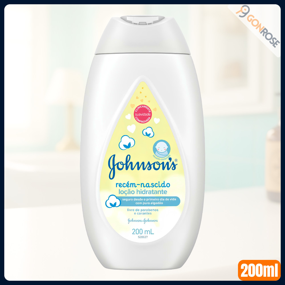 Loção Hidratante para Recém Nascido Johnson's Baby RN com 200ml ...