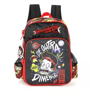 Mochila Escolar Infantil Enaldinho Grande com Bolso Frontal em Oferta na Shopee