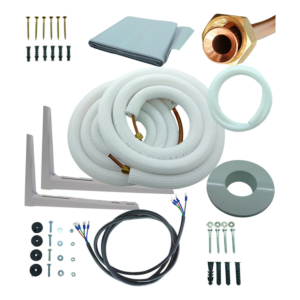 Kit Instalação Ar Inverter 18000/24000 Btus 5m Com Suporte