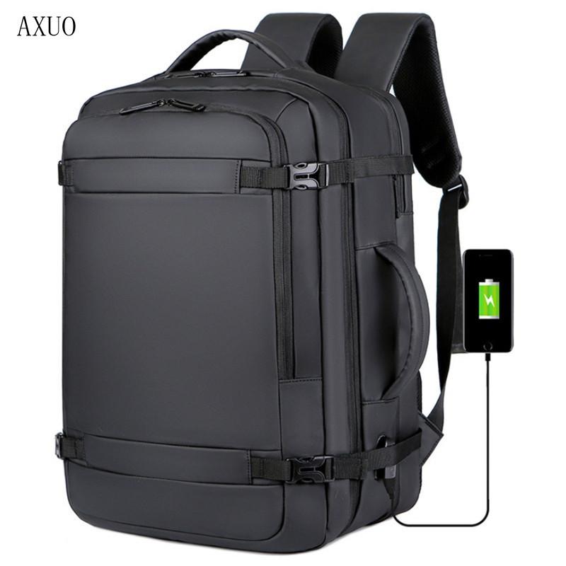 Mochila de Viagem USB Expansível de 40L Aprovada para Voo, Bolsas de ...