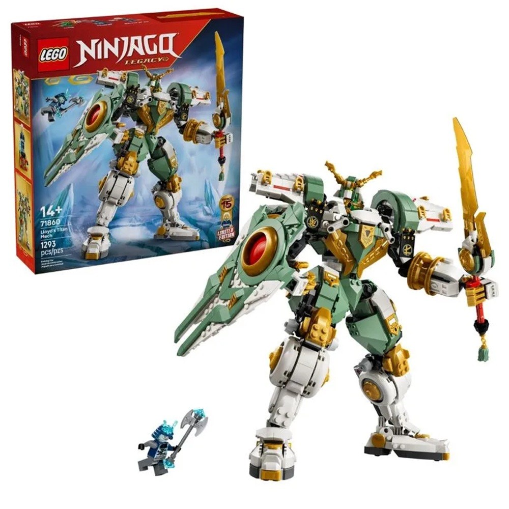 ジャイアントセット ROBÔ TITAN DO LLOYD LEGO NINJAGO 15° ANIVERSÁRIO 1293 PEÇAS 71860