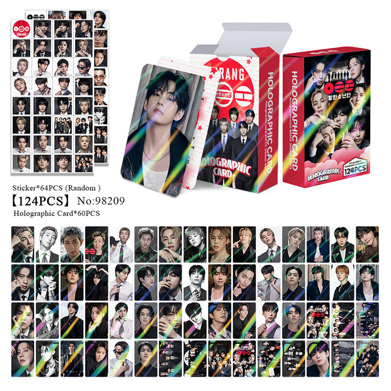 124 Pçs/Caixa BTS Photocards ARIRANG Cartão LOMO Holográfico KPOP