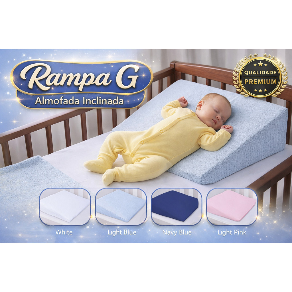Travesseiro Anti Refluxo G: Noite Tranquila e Segura para o Bebê ...