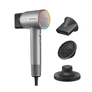 Secador Mondial Ultra Sonic SCP-01-US BLDC - Prata/Cinza, 1500W em Oferta na Shopee