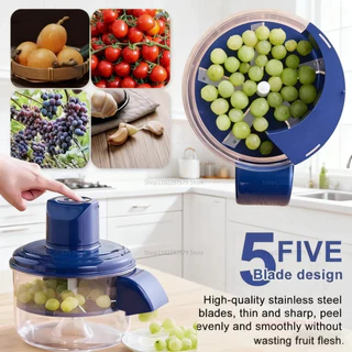 Máquina Descascadora de Uvas Elétrica Automática para Uso Doméstico, Descasca Frutas de Mesa Uvas e Tomates, Fácil de Us