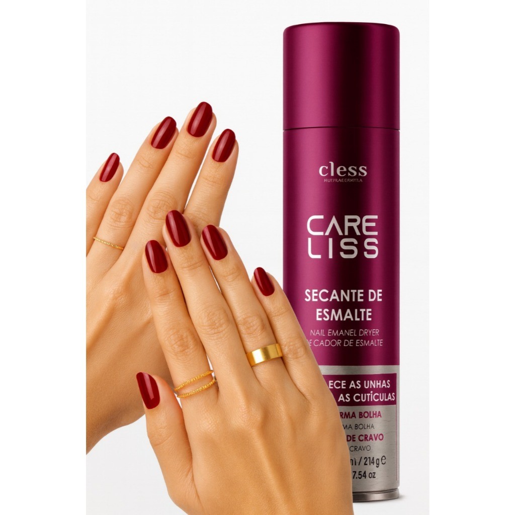 SECANTE DE ESMALTE CARE LISS ÓLEO DE CRAVO 400ML CLESS