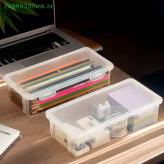 [MYBR] 1/4 Unidades Grandes Caixas De Armazenamento De Plástico Transparente Com Tampas Articuladas Ideais Para Enfeites em Oferta na Shopee