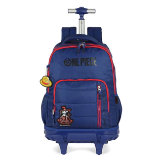 Mochila de Rodinhas Escolar Juvenil One Piece Piratas em Oferta na Shopee