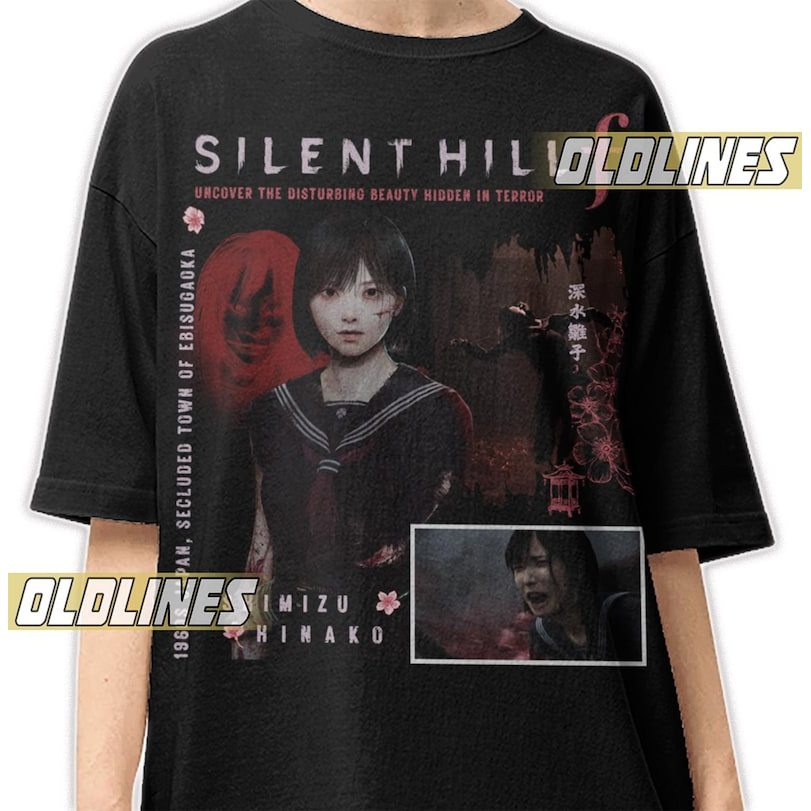 Camiseta Unissex Algodão Vintage 90s Bootleg Style Silent Hill II