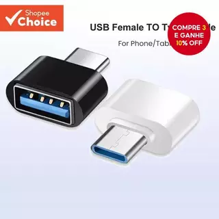 Adaptador USB Tipo C para Transferência de Dados de Computadores e Telefones em Oferta na Shopee