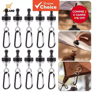 Gancho Magnético Multiuso Para Acampamento , Barraca Com Mosquetão , Adequado Camping , Viagens , Piquenique em Oferta na Shopee