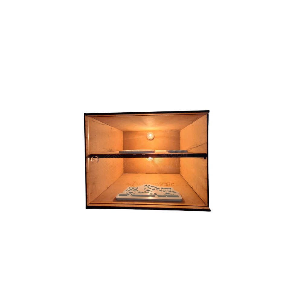 Estufa com Porta de Acrilico - Cabine Dupla