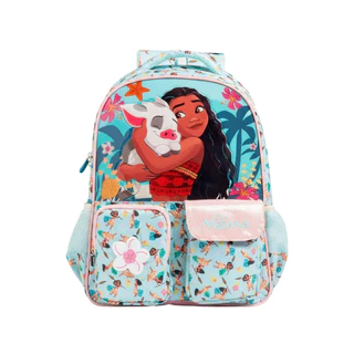 Mochila Infantil Costas Puxador Princesa Moana Disney Pixar em Oferta na Shopee