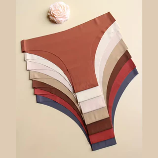 Kit 5 Calcinhas Sem costura Tanga corte a Laser PROMOÇÃO Não Marca na Roupa