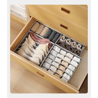 Kit Organizadora gavetas 4 Pçs Organizador Armário Meias Sutiã Roupa Íntima Caixa Armazenamento Casa Lenço Caixas LULU em Oferta na Shopee