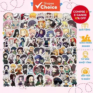 Demon Slayer Bonito 120 Pçs À Prova Dwaterproof Água Personalizado Escola Adesivo Animal Estético Portátil Telefone Ades em Oferta na Shopee