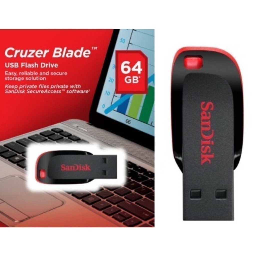 DrivePenSandisk USB 8GB/ 16GB / 32GB / 64GB FLASH DRIVE PENDRIVE novo xu