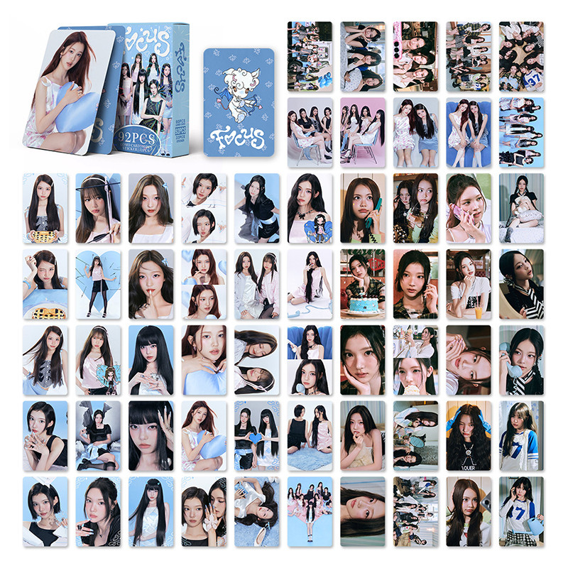 92 Unidades/Caixa Hearts2Hearts Photocards FOCUS KPOP LOMO Cartão