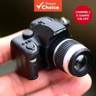 Mini Câmera Criativa Porta-Chaves Anel Chaveiro Metal Chaveiro Ferramenta de Presente (sem Função de Câmera) em Oferta na Shopee