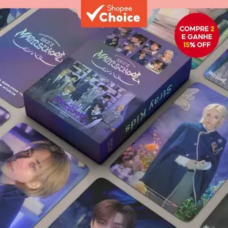 LINXX 55 Pcs Stray Kids ATE Perde Meu Hálito Mágico Schoo Álbum Lomo Card Kpop Photocard Série Postal em Oferta na Shopee