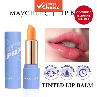 2a lista de cosméticos mais vendidos de novembro - Batom MAYCHEER hidratante que muda de cor com a temperatura, super em Oferta na Shopee
