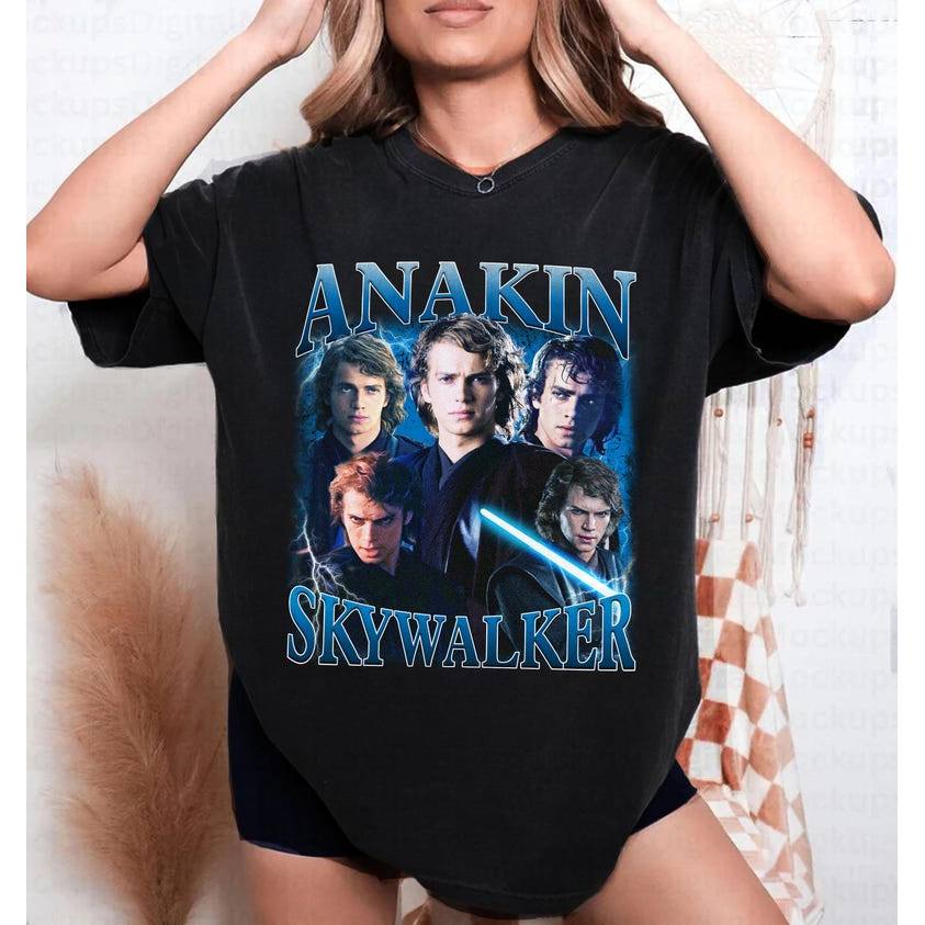 Camiseta Algodão Unissex Anakin Skywalker em Promoção na Shopee
