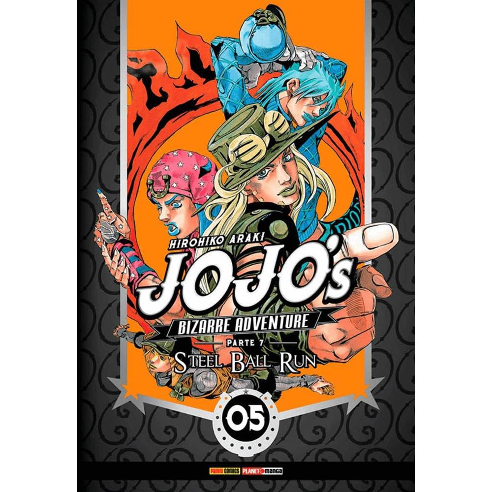 Livro Mangá Jojo's Bizarre Adventure Parte 7 Steel Ball Run Volume 5 ...