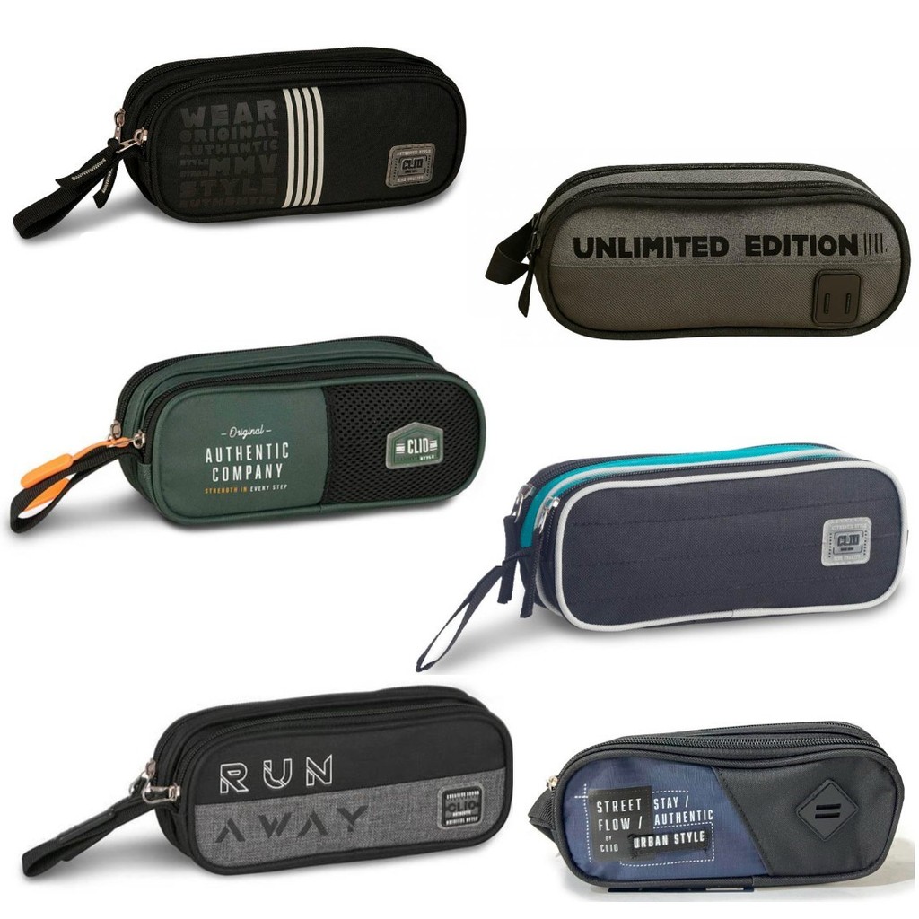 Foto de Estojo Escolar Duplo Style Menino Clio