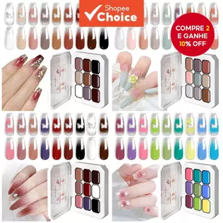 Conjunto De Paleta De Pigmentos De Esmalte 9 Em 1 Limegirl Para Design De Unhas Em Gradiente, Manicure Diy E Decoração em Oferta na Shopee