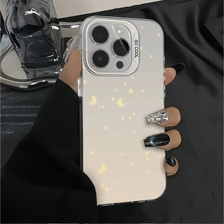 A lua e as estrelas Capinha Capa Para Samsung A16 A54 A16 A34 A23 A05 A55 A35 S24 S25 TPU anti-impacto