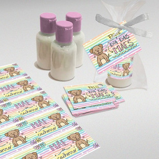 Conjunto 50 Frascos Personalizados Lembrancinhas Mimo Dia Das Mães Pet Shop Mini Hidratante em Oferta na Shopee