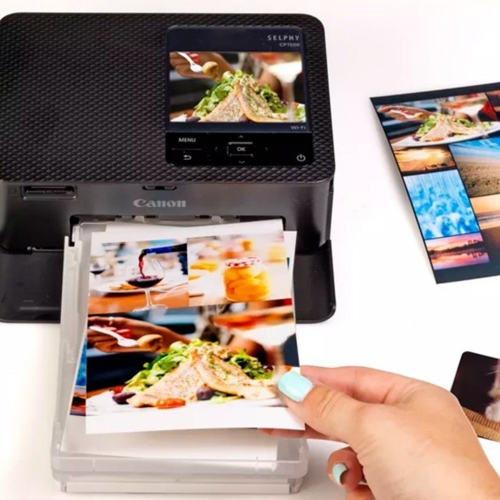Impressora Fotográfica Compacta Sem Fio Wifi Canon Selphy CP1500