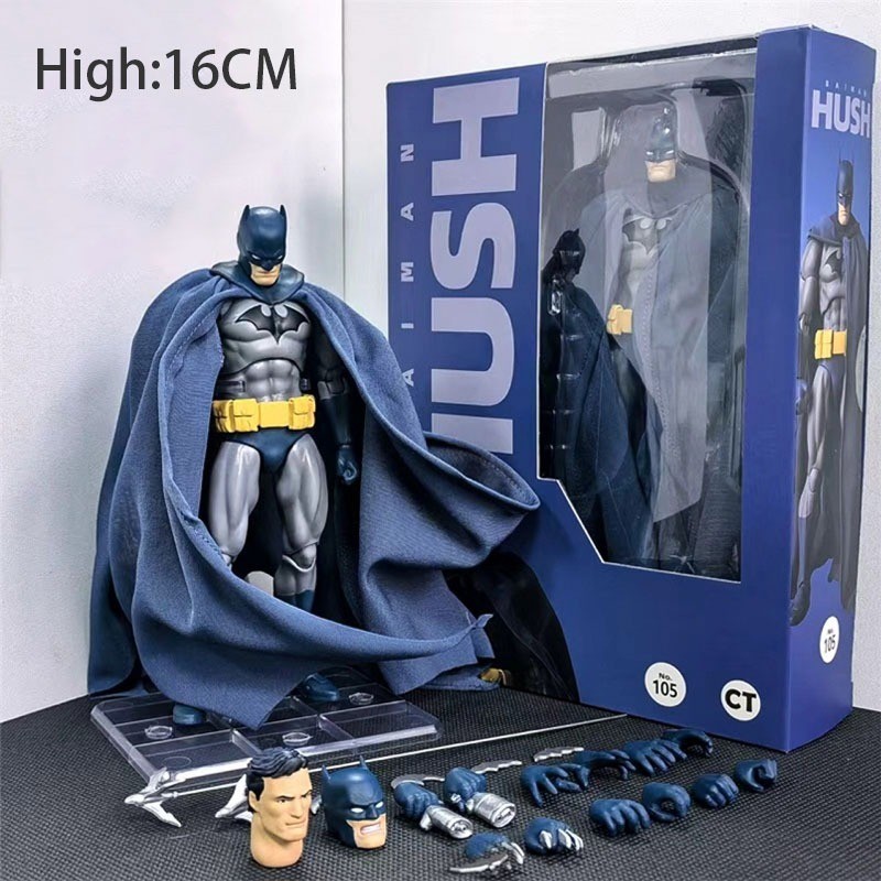 CT Toys Mafex 126 Batman Figuras De Ação HUSH BLACK Ver Liga Da