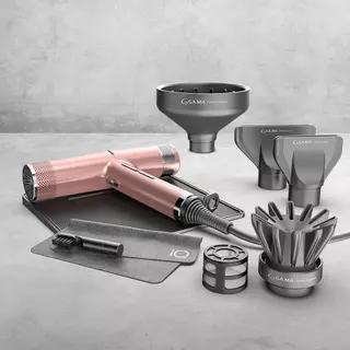 Secador de Cabelo GA.MA iQ3 Perfetto com 03 Velocidades e 1600W Rose Gold em Oferta na Shopee