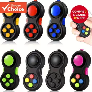 Fidget Pad com 8 Funções e Controller para Alívio de Ansiedade ADD, ADHD e Autismo Crianças e Adultos em Oferta na Shopee