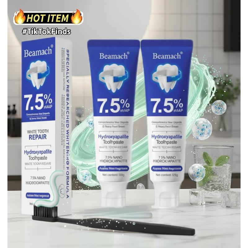 Pasta de Dente Beamach Sem Flúor 7,5% Nano Hidroxiapatita para ...