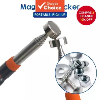 Captador Magnético Retrátil Com Formato De Caneta Para Fácil Recuperação E Funcionalidade Telescópica em Oferta na Shopee