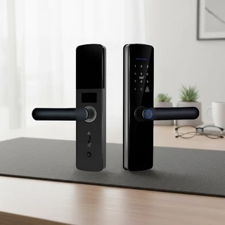 Fechadura Digital Inteligente com Biometria e Senha Segurança Avançada em Oferta na Shopee