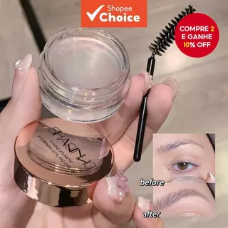 Pomada De Sobrancelha À Prova D'água De Longa Duração Para Sabonete De Sobrancelhas Naturais De Penas 3D Bálsamo De Maqu em Oferta na Shopee