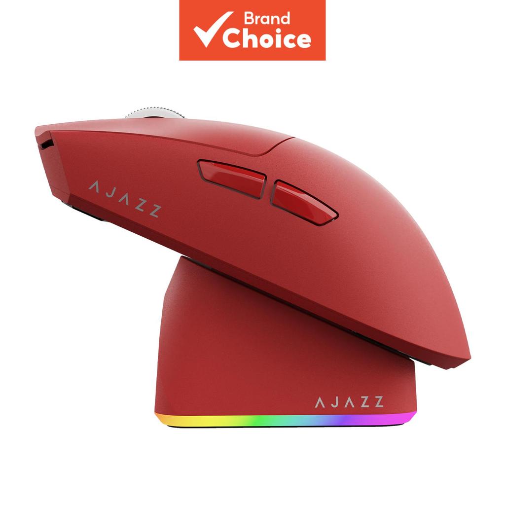 AJAZZ AJ139P V3 MC Mouse Gaming Wireless 69g – Sensore PAW3311 24K DPI, Dock RGB E Batteria 800mAh