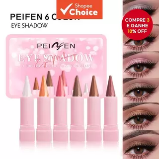 Conjunto de Bastões de Sombra Rosa Sonhadora, 6 Tons de Cores Românticas, Perfeito para Noite de Encontro & Maquiagem em Oferta na Shopee