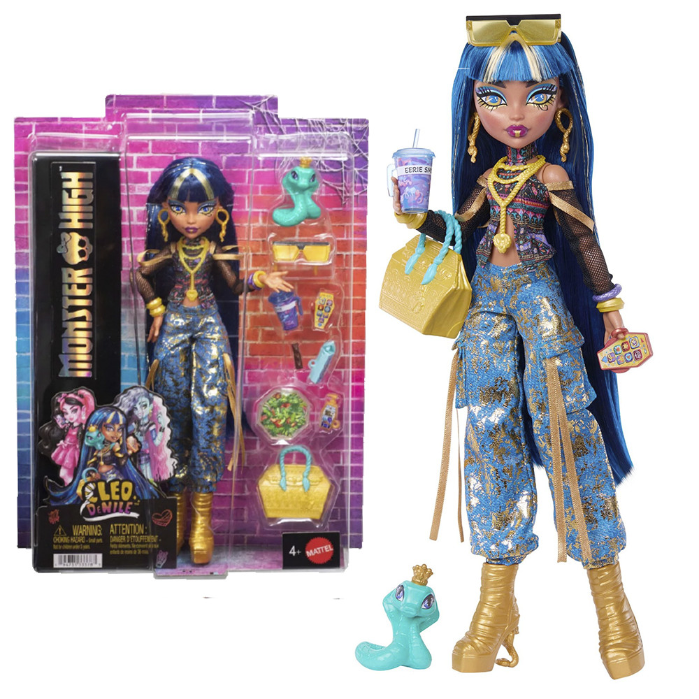 Boneca Monster High Core Cleo De Nile Refresh Core Mattel | Shopee Brasil