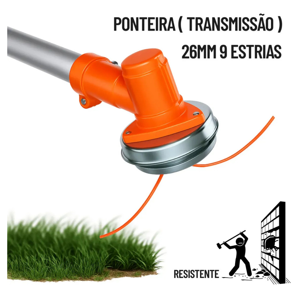Roçadeira NAKASAKI 83CC 3.6 Hp A Gasolina Profissional lançamento