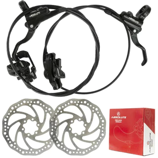 Freio Hidráulico Bike Absolute Wild II 2 Pistões C/Par Disco em Oferta na Shopee