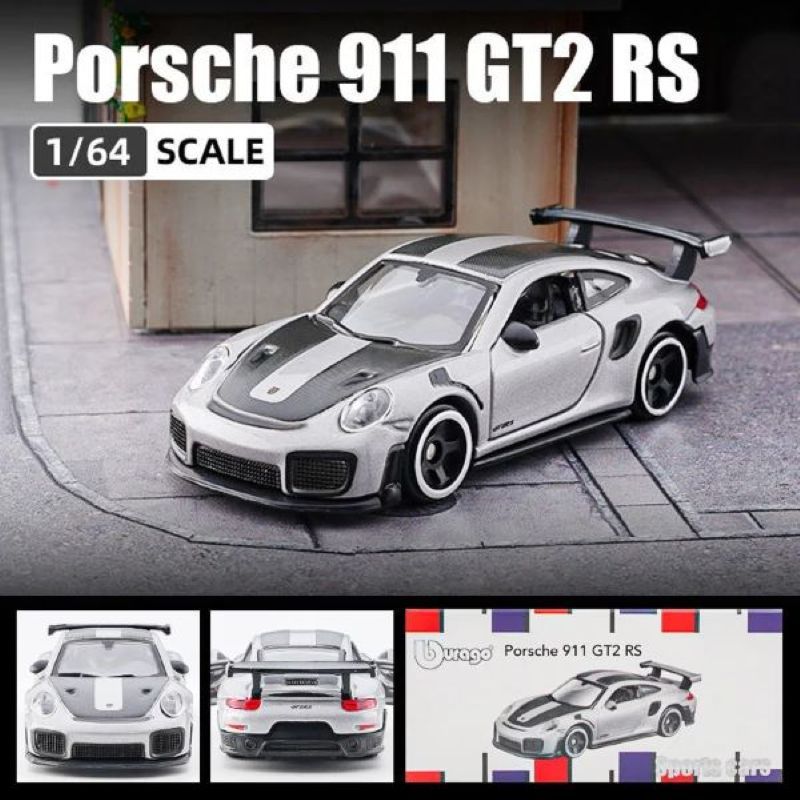 1/64 MINIGT ポルシェ 911 GT2 RS シルバー Miniatura 1:64 Carro Porsche 911 GT2 RS Bburago | Shopee Brasil